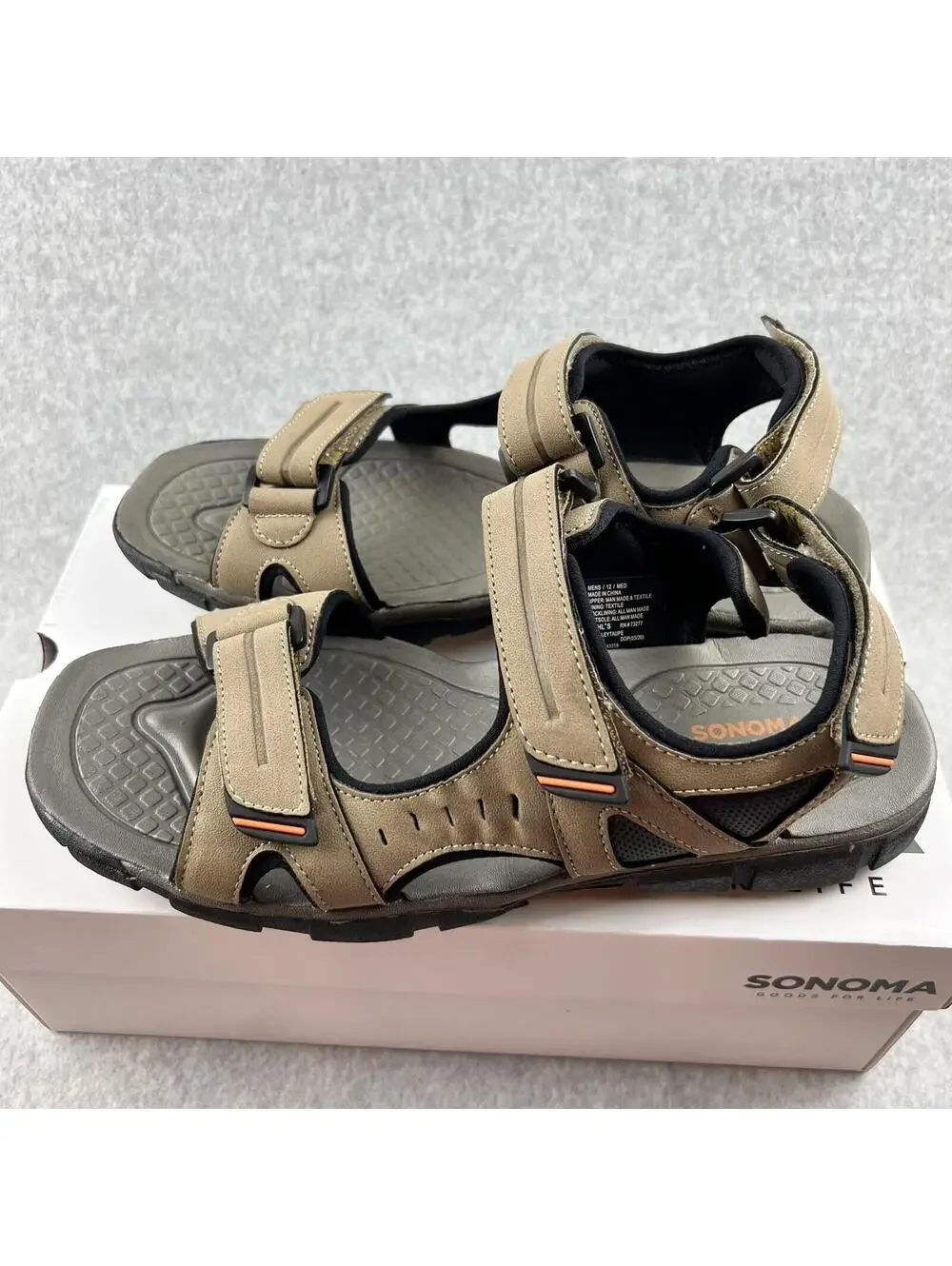 Sonoma Bradley Sandals Mens 13 US Walking Outdoor Comfort Hiking Adjustable